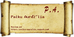 Palku Aurélia névjegykártya